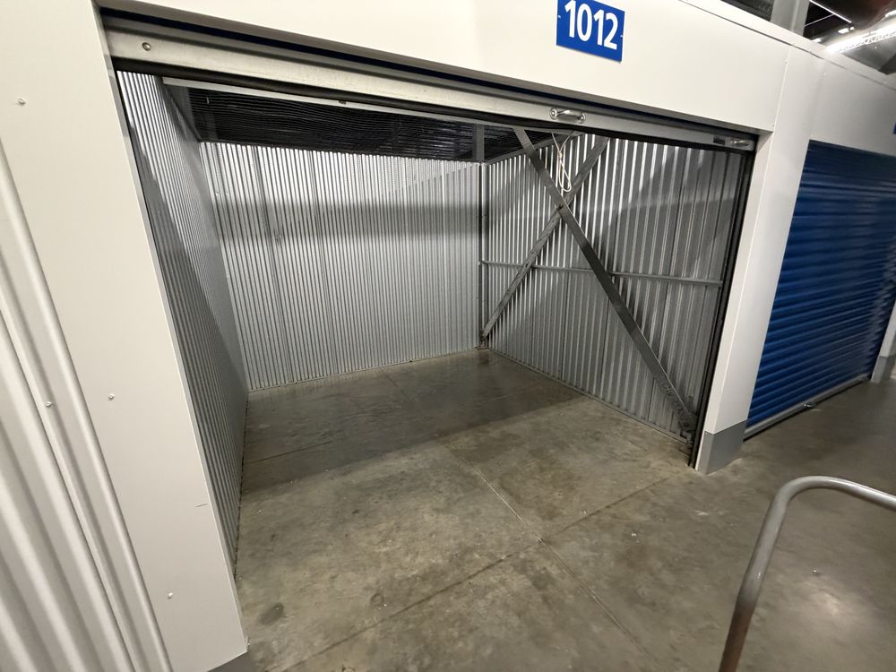 Empty swept storage unit after a full storage unit cleanout in Edgewater, MD
